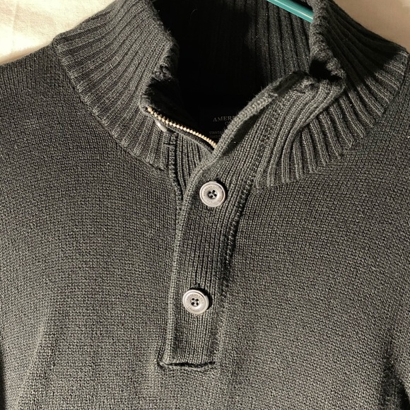 AM American Eagle Dress Sweater ButtonUp - Picture 5 of 5